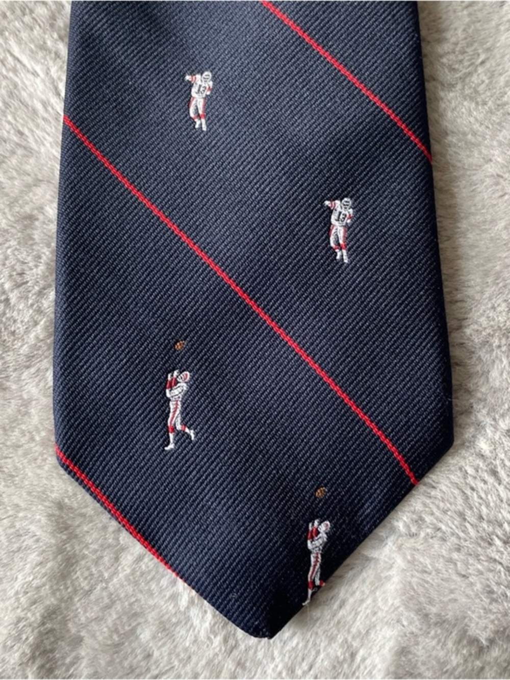Vintage Allyn of Stamford Football Player tie rare